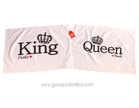 Fundas KING Y QUEEN (Nombres)