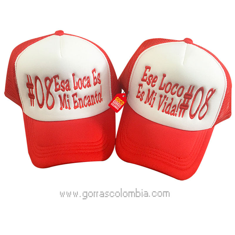 Gorras MI ENCANTO Y MI VIDA (Numeral)