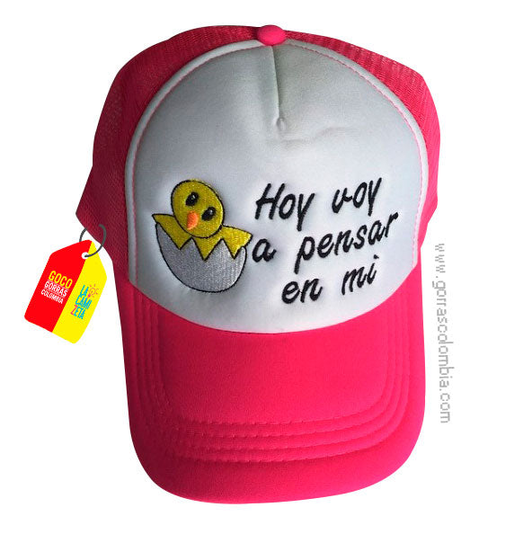 Gorra HOY VOY A PENSAR EN MI