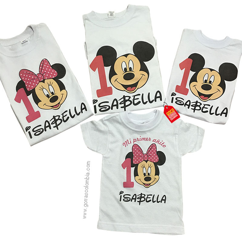 Camiseta MICKEY / MINNIE (Nombre)