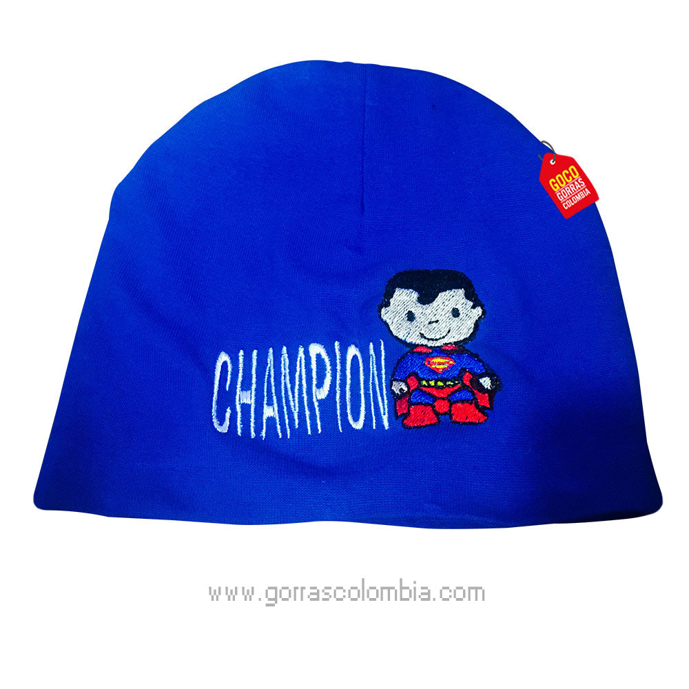 Gorro Baby SUPERMAN - CHAMPION (Frase)