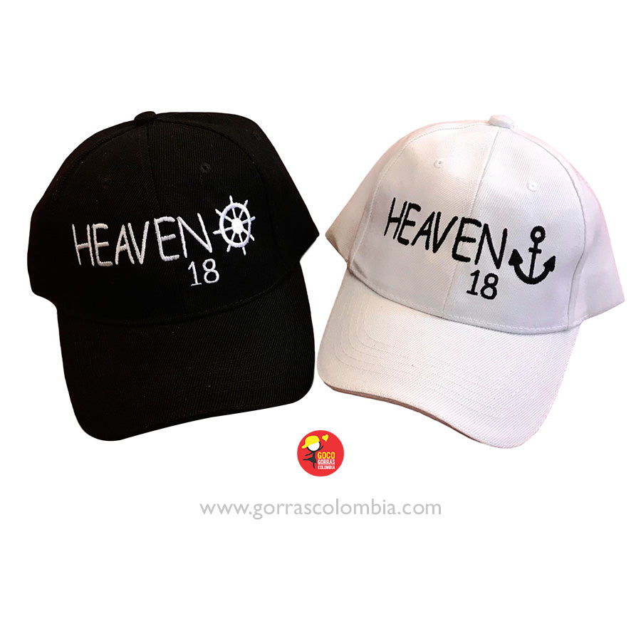 Gorras TIMÓN Y ANCLA - HEAVEN (Número)
