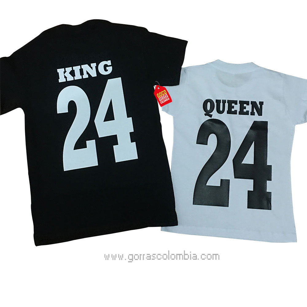 Camiseta KING QUEEN – Gorras Colombia - Main Image