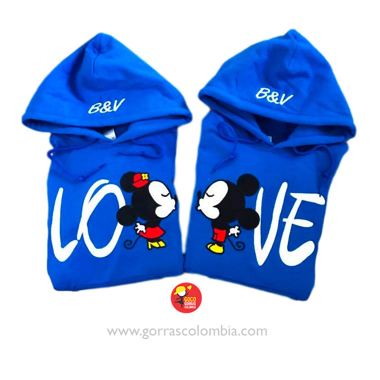 Buzo LOVE - MICKEY / MINNIE (Iniciales)