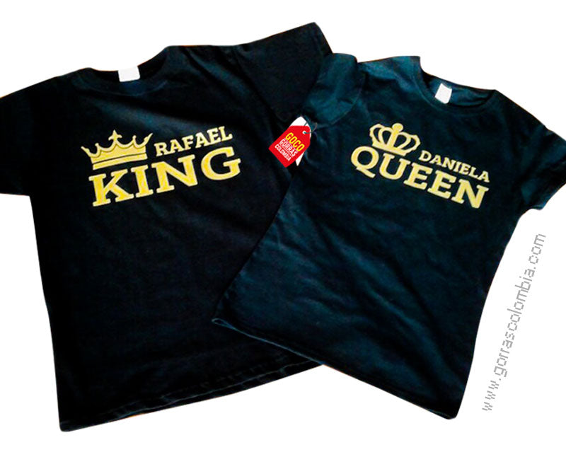 Camiseta KING / QUEEN