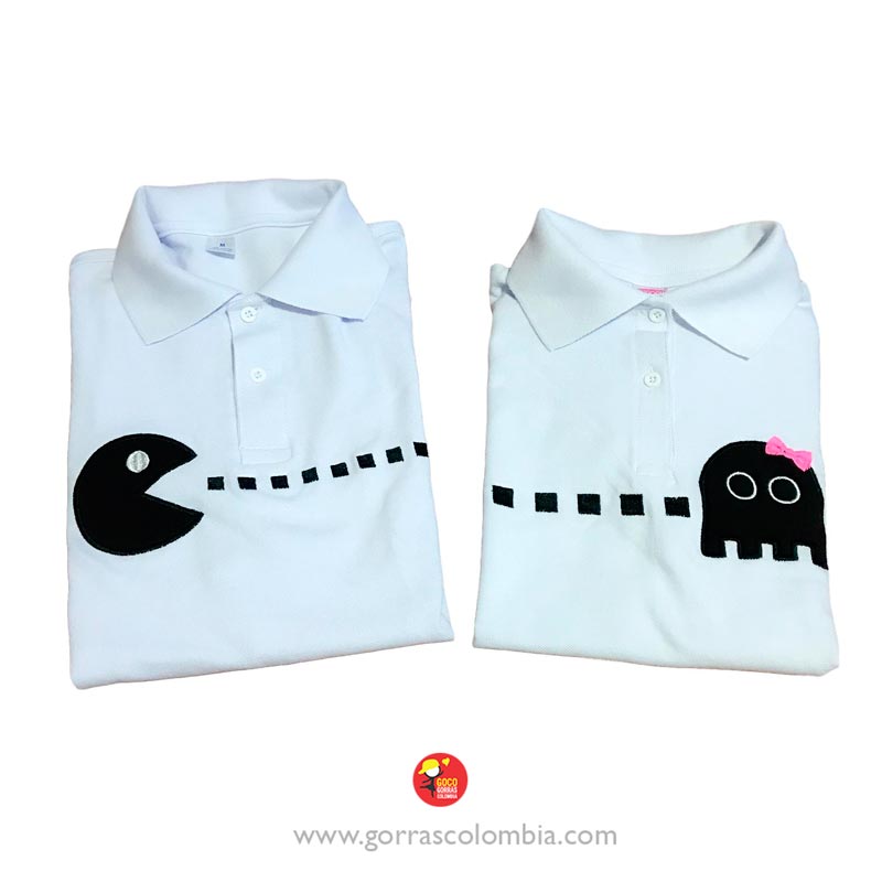 Camiseta Polo PACMAN / FANTASMITA