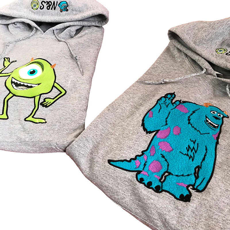 Buzo MIKE WAZOWSKI / SULLIVAN - MONSTER INK (Iniciales)
