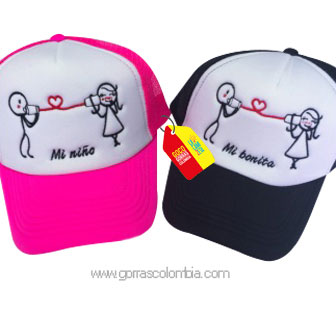 Gorras PALITOS - MI NIÑO Y MI BONITA