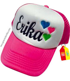 Gorra CORAZONES (Nombre)
