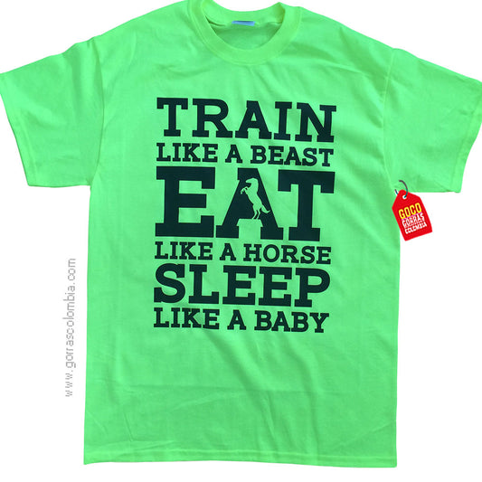 Camiseta TRAIN EAT SLEEP