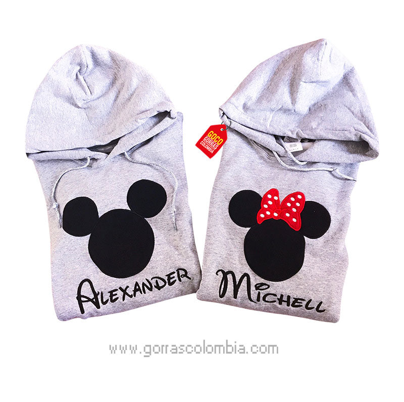 Buzo MICKEY / MINNIE (Nombre)