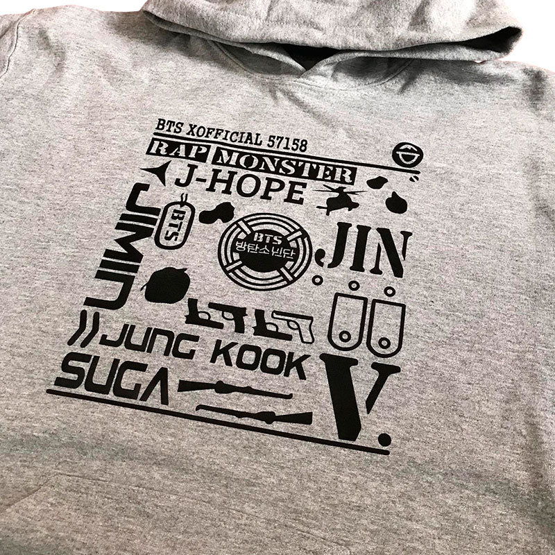 Buzo BTS - INTEGRANTES