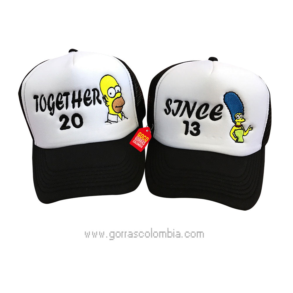 Gorra HOMERO / MARGE - TOGETHER SINCE (Año)