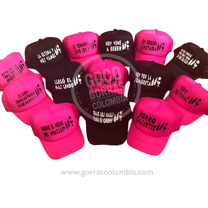 Gorra FRASE PARA FIESTA - COPA Y SOL