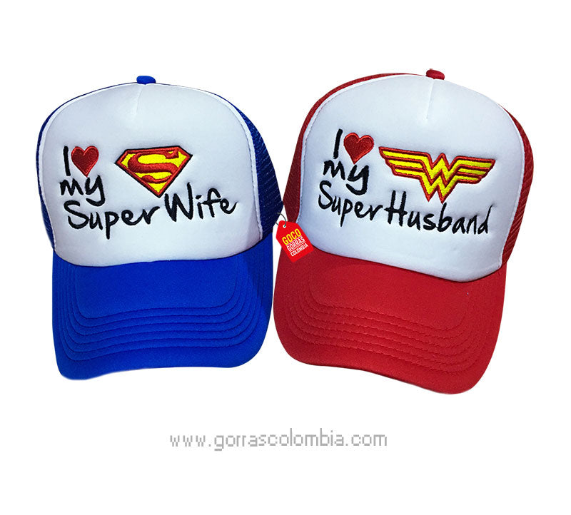 Gorra SUPER WIFE / SUPER HUSBAND