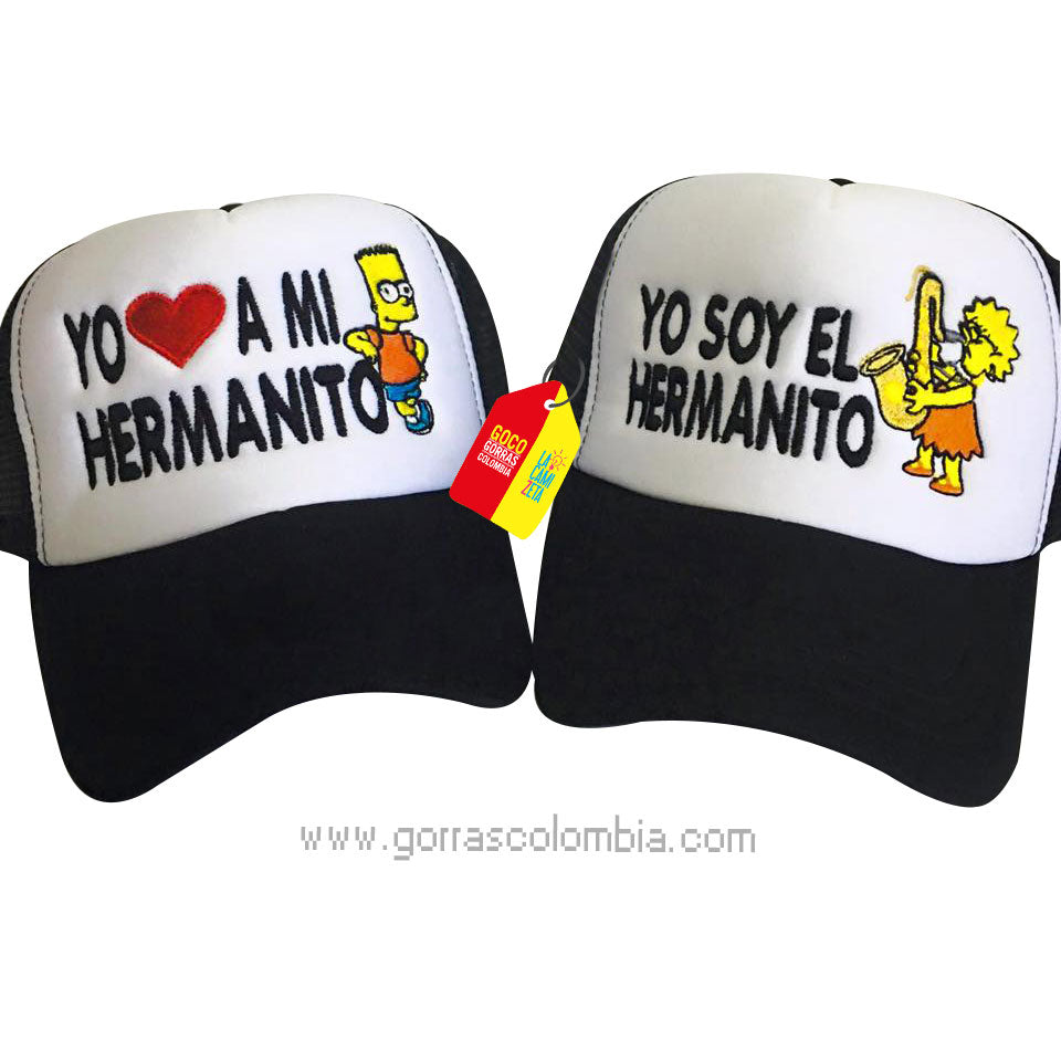 Gorras HERMANOS - BART Y LISA