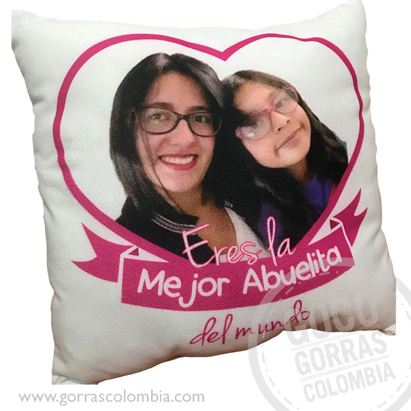Cojín LA MEJOR ABUELITA (Foto)