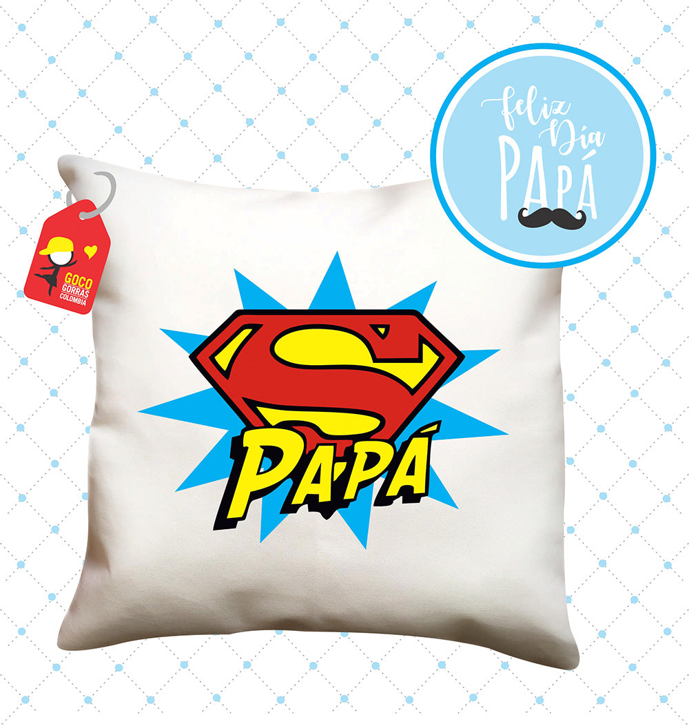 Cojín SUPER PAPÁ (Texto)