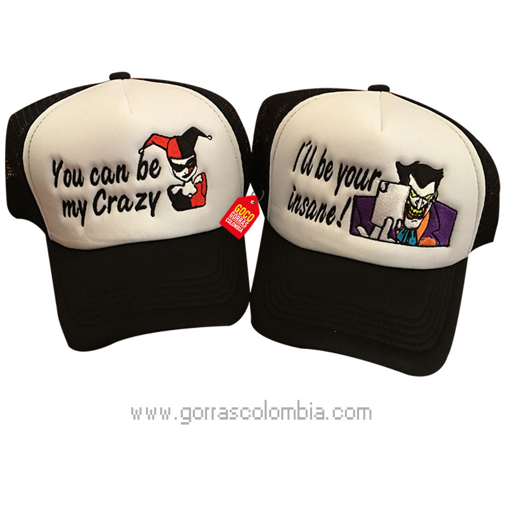 Gorras HARLEY QUINN Y EL JOKER