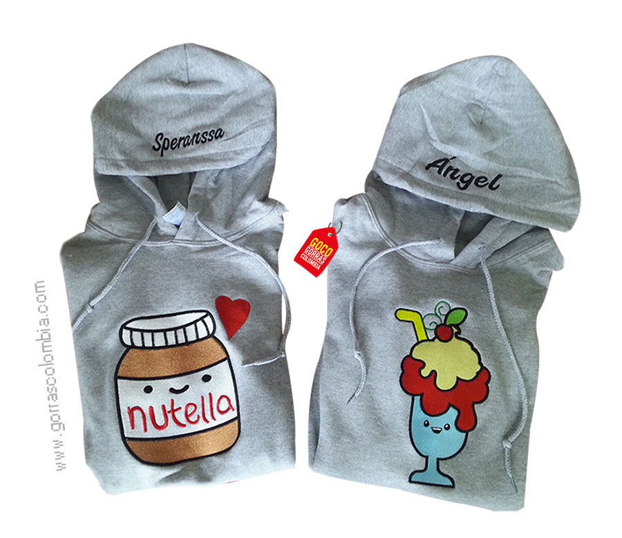 Buzo NUTELLA / COPA DE HELADO (Nombre)