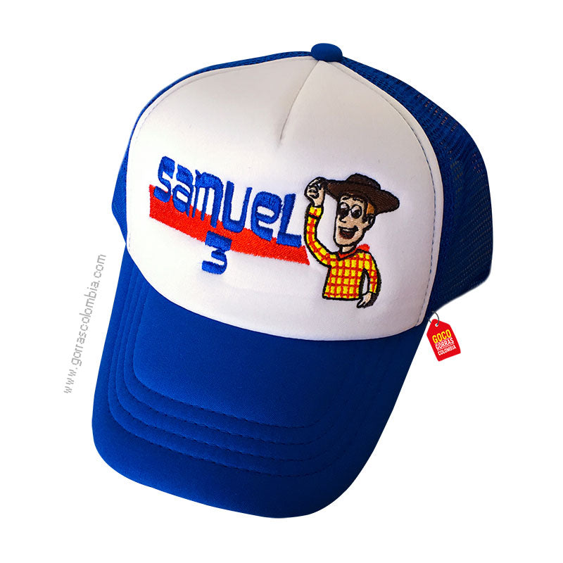 Gorra WOODY - TOY STORY (Nombre-Años)