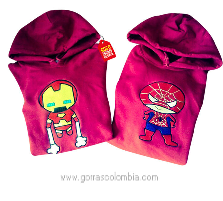 Buzo IRON MAN / SPIDERMAN