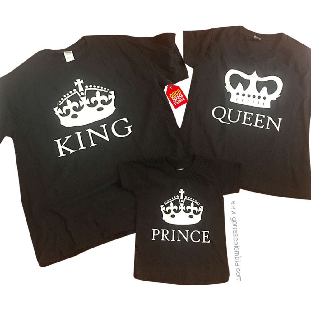 Camiseta KING / QUEEN / PRINCE