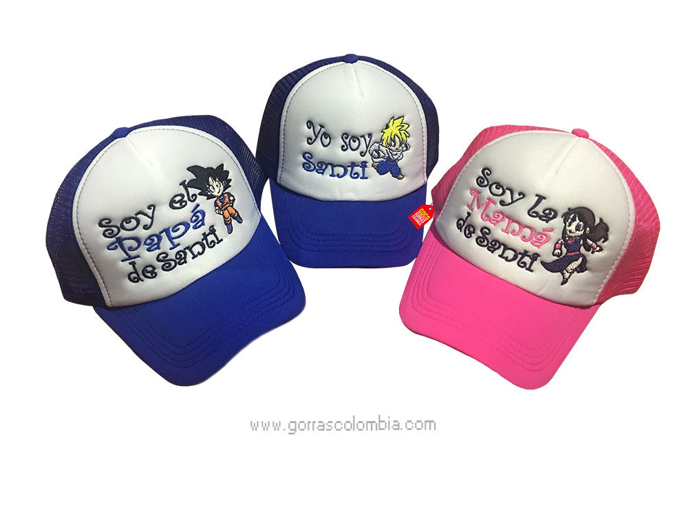 Gorras DRAGON BALL - PAPÁS DE... (Nombre)