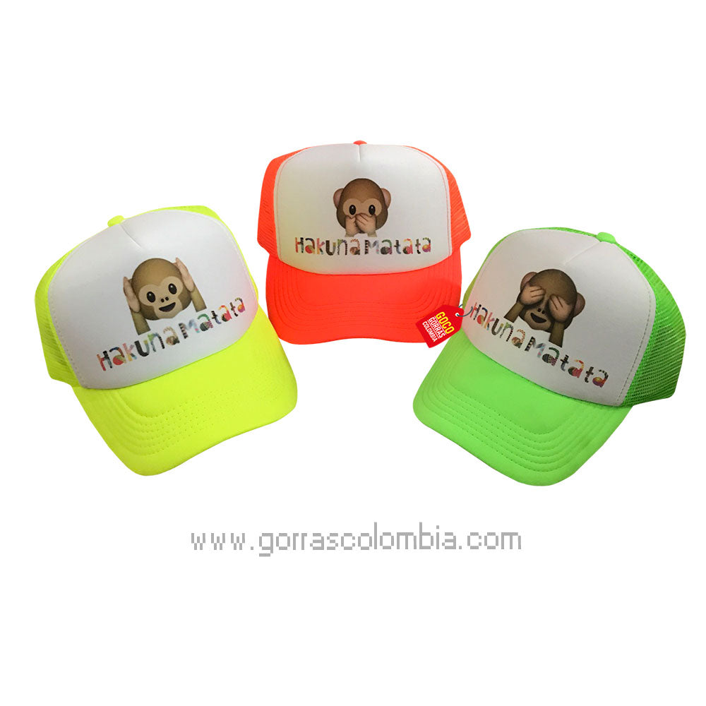 Gorra HAKUNA MATATA - EMOJI MONO