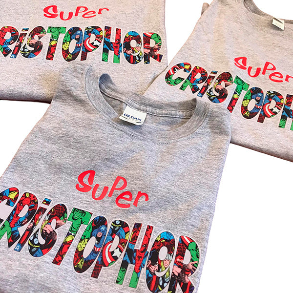 Camiseta SUPER HÉROES