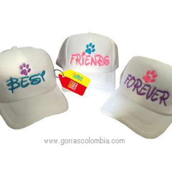 Gorras BEST FRIENDS FOREVER - HUELLA