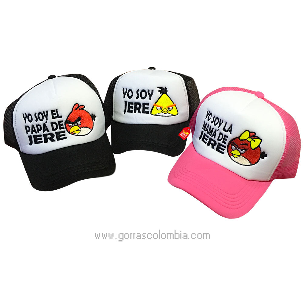 Gorras ANGRY BIRDS - PAPÁS DE... (Nombre)