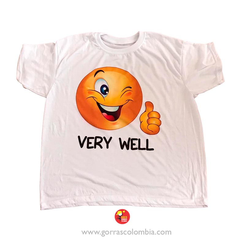 Camiseta EMOJI - VERY WELL