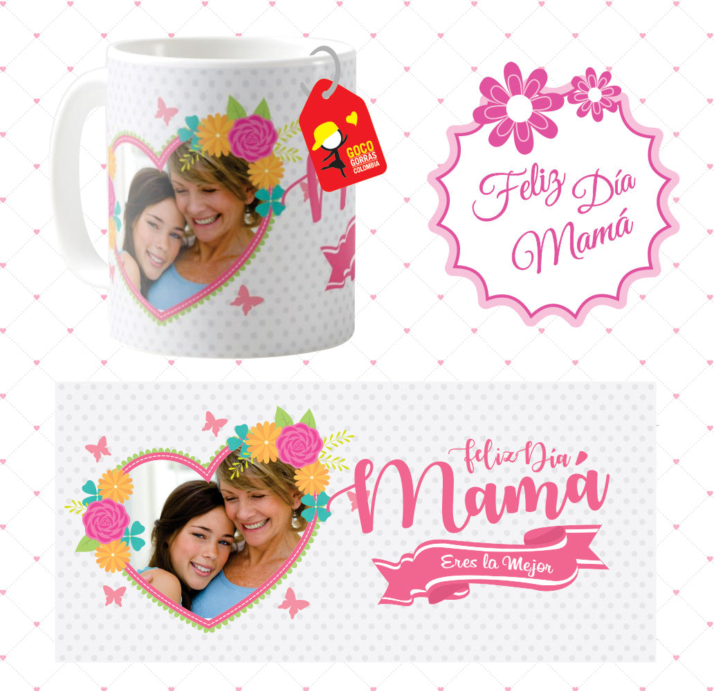 Mug FELIZ DÍA MAMÁ... (Foto)
