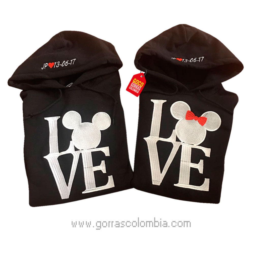 Buzo MICKEY / MINNIE LOVE (Fecha)