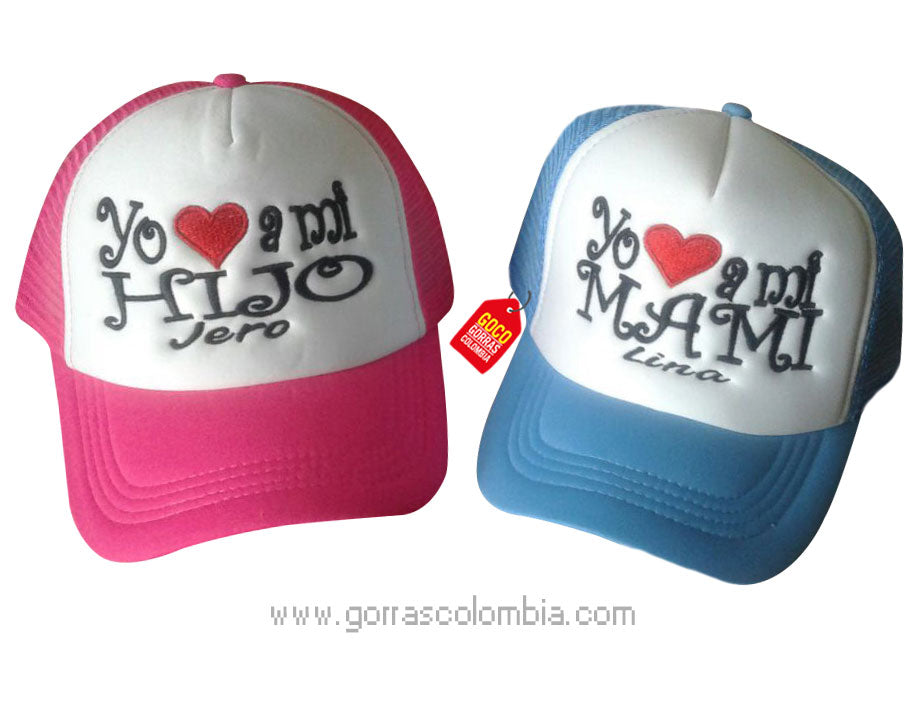 Gorras MAMI E HIJO (Nombres)