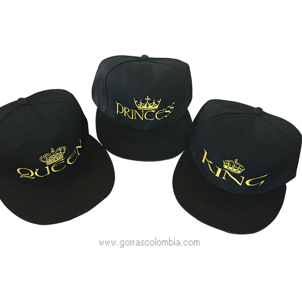 Gorras KING, QUEEN Y PRINCESS