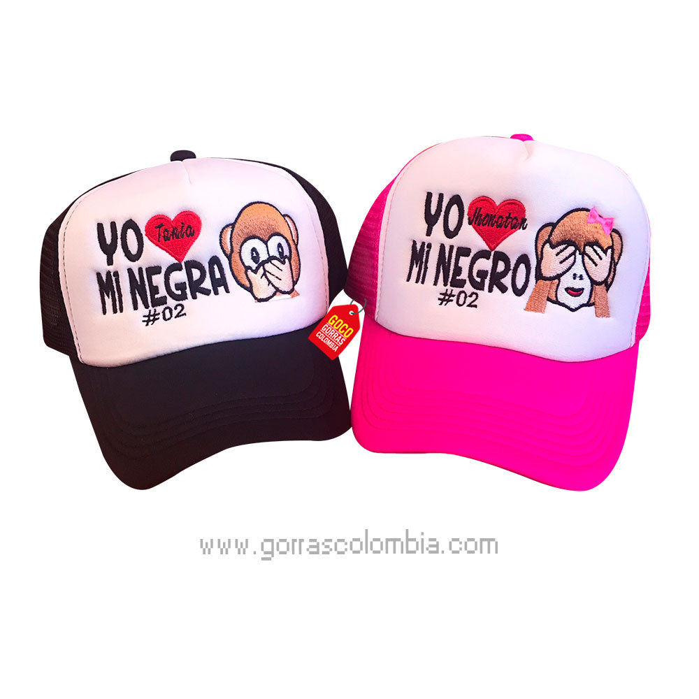 Gorra EMOJI MICO - NEGRA / NEGRO (Nombre-Numeral)