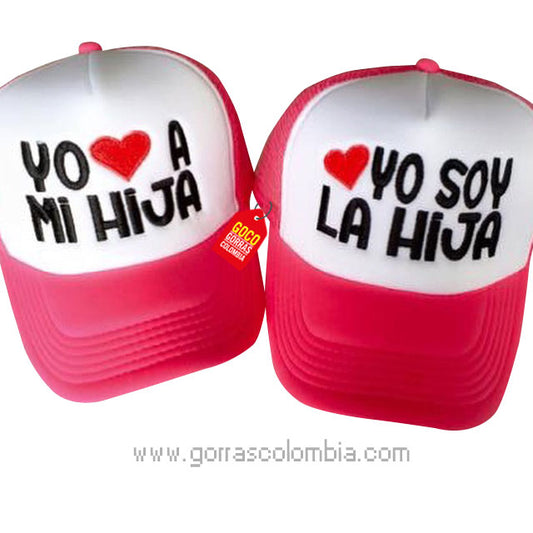 Gorras YO AMO A MI HIJA
