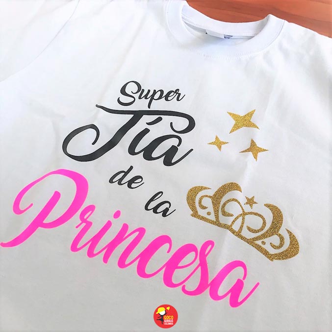 Camiseta SUPER TÍA DE LA PRINCESA