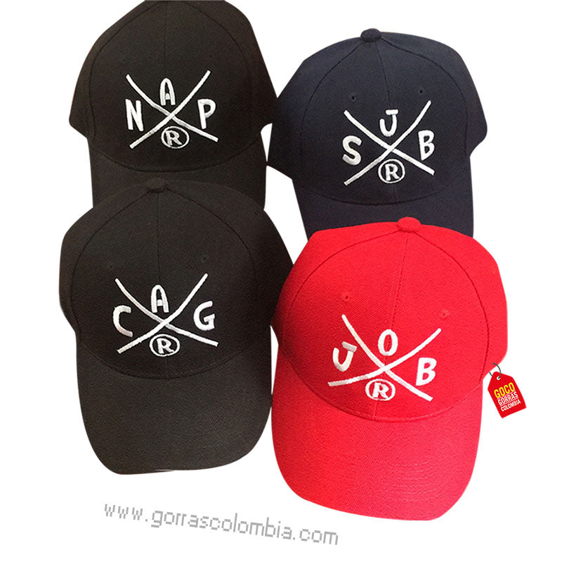 Gorra EQUIS - GRUPO R (Iniciales)