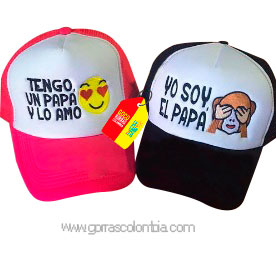Gorras EMOJIS - PAPÁ E HIJA