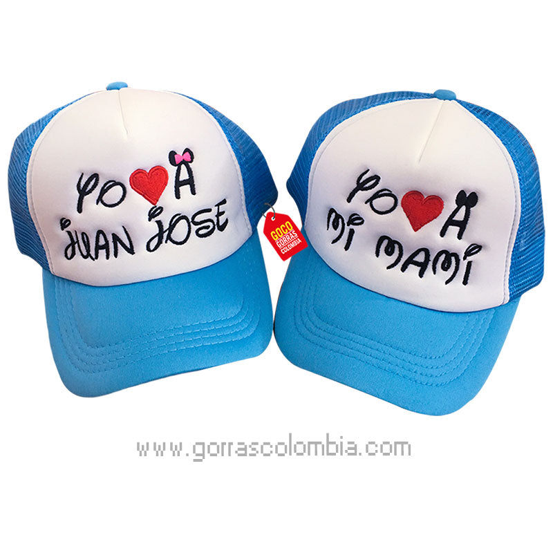 Gorras MAMÁ E HIJO (Nombre)
