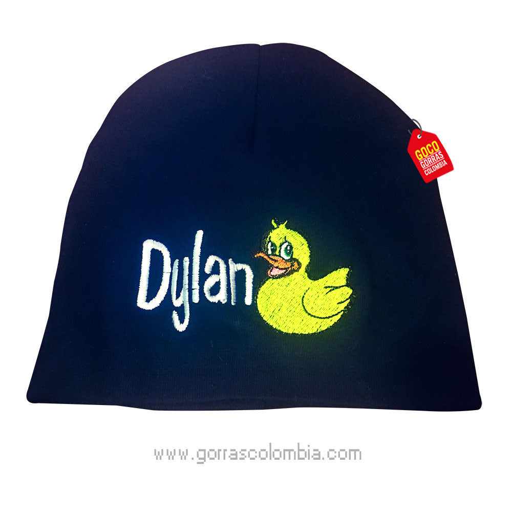 Gorro Baby PATO (Nombre)
