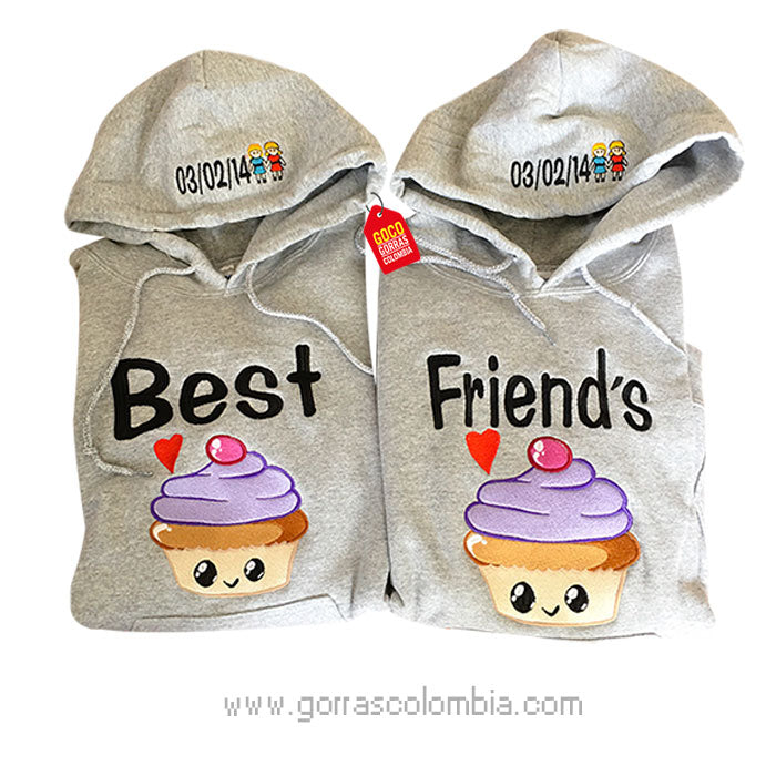 Buzo BEST / FRIEND´S - CUPCAKE (Fecha)