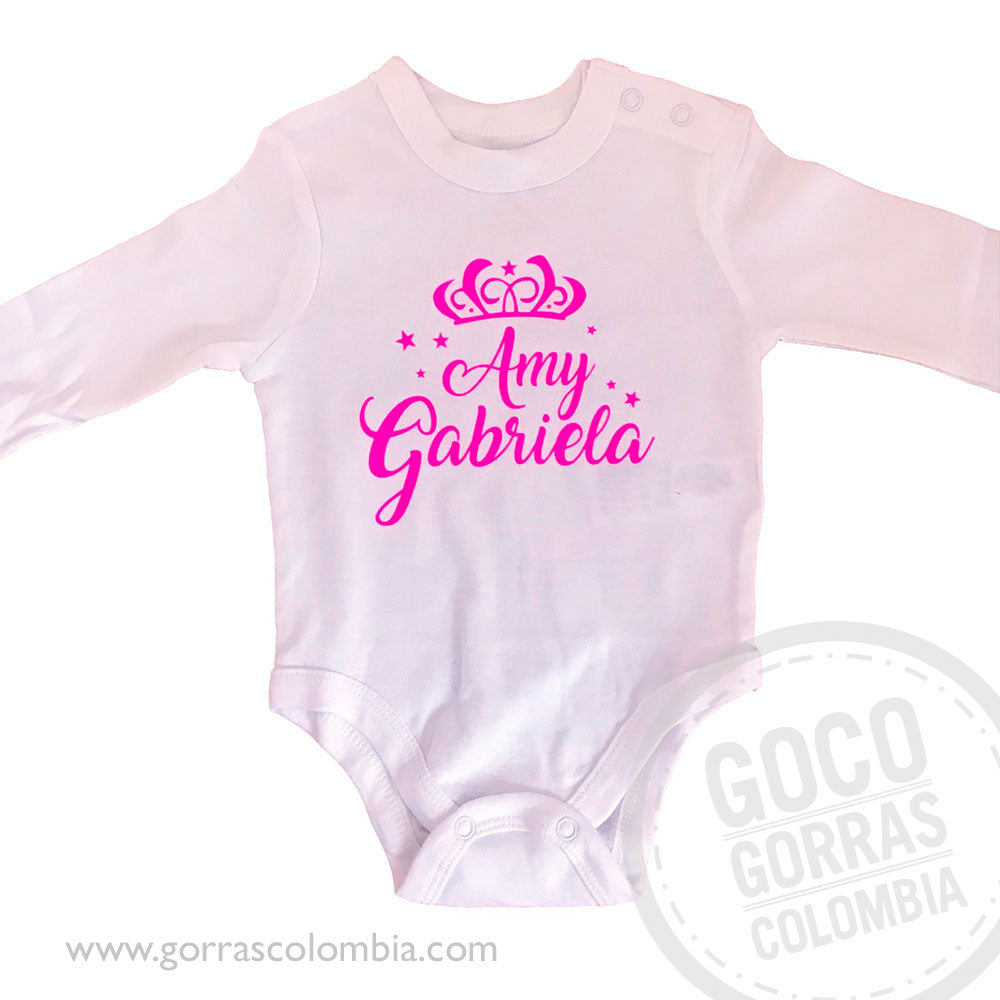 Body CORONA PRINCESA (Nombre)