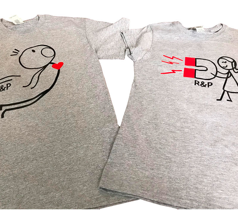Camiseta PAREJA PALITOS IMÁN