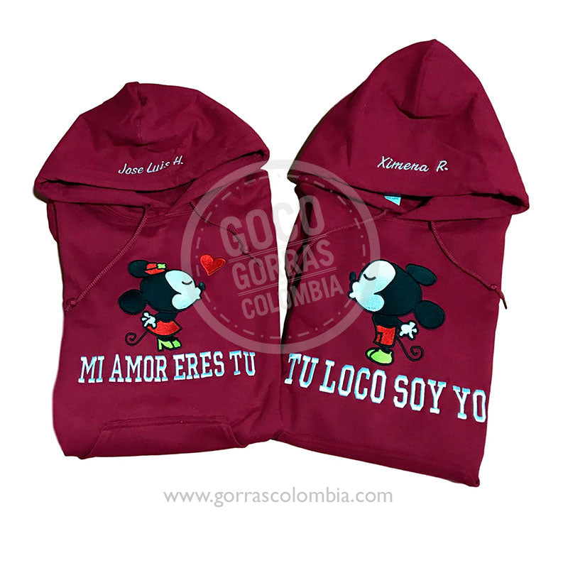 Buzo MICKEY / MINNIE (Nombre)