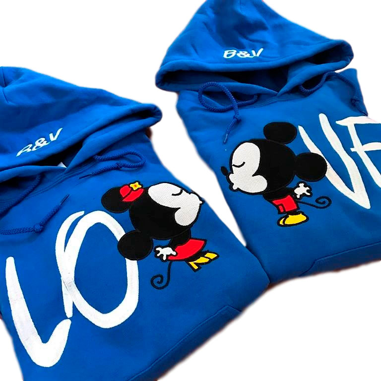 Buzo LOVE - MICKEY / MINNIE (Iniciales)