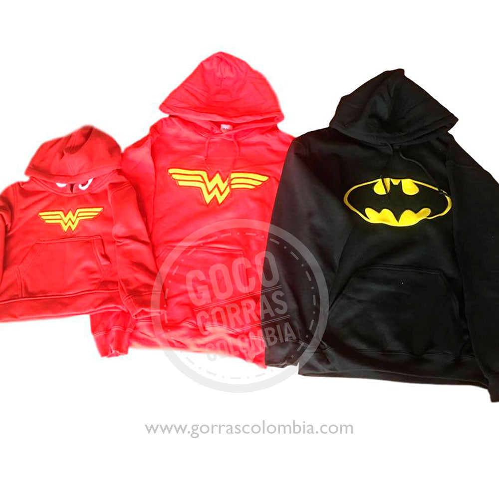Buzo MUJER MARAVILLA / BATMAN